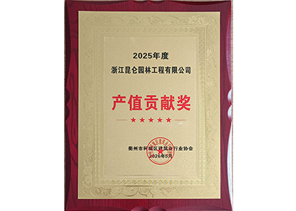 2025产值贡献奖